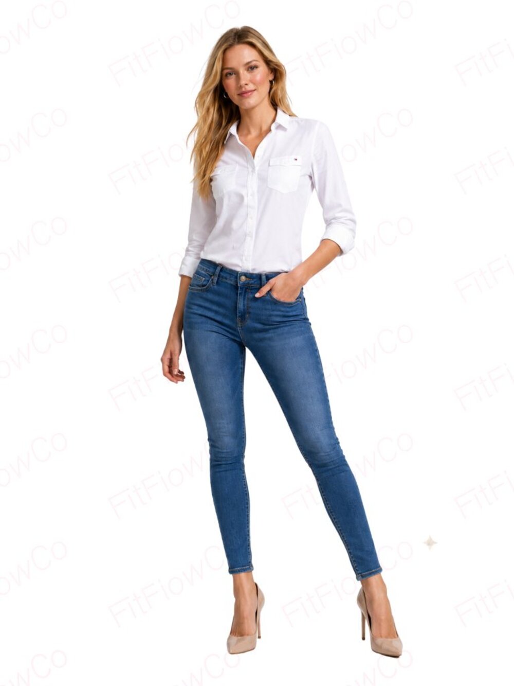 Title: Tommy Hilfiger Women’s White Cotton Button Down Shirt Large Classic Prepp